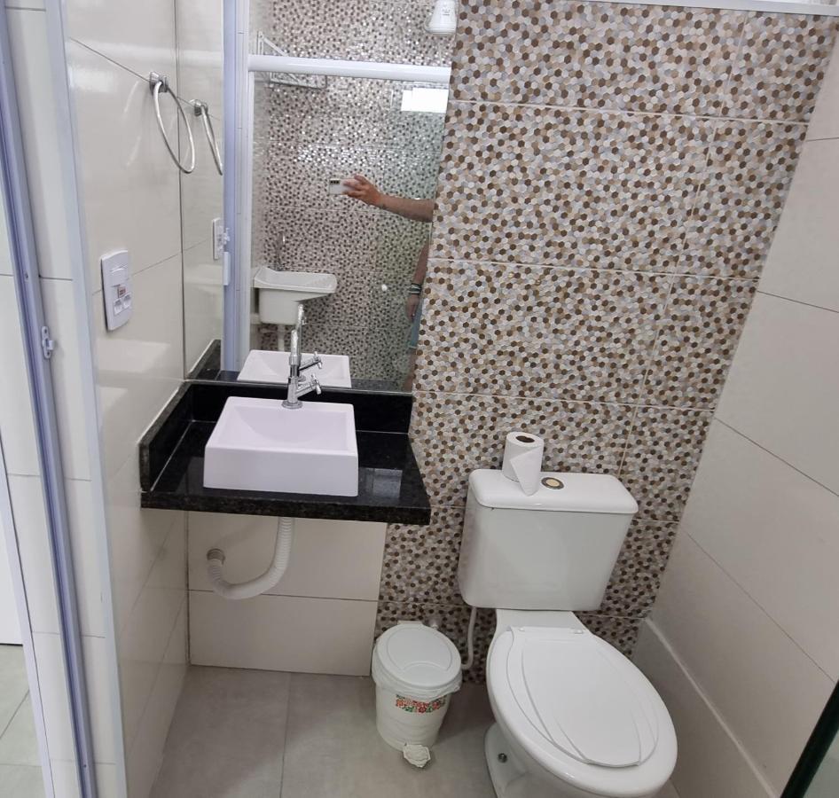 Apartamento Apartamento Kit Praia Grande Na Guilhermina Frente Mar Exterior foto