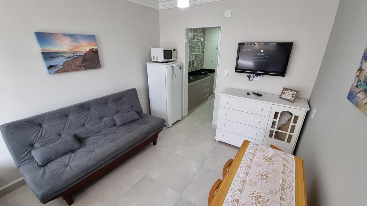 Apartamento Apartamento Kit Praia Grande Na Guilhermina Frente Mar Exterior foto